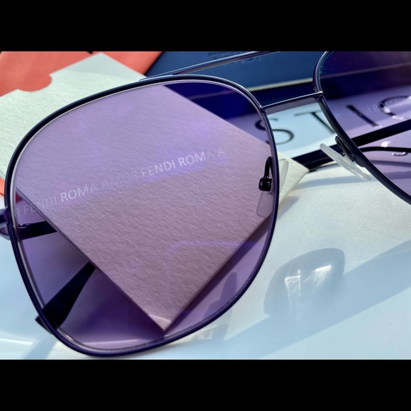 Fendi Roma Purple Sunglasses - Picture 2 of 4